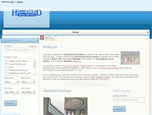 Tablet Screenshot of homesteadrealtor.com